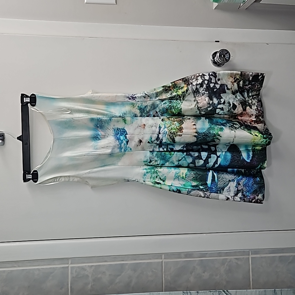 Marine scene tulip dress